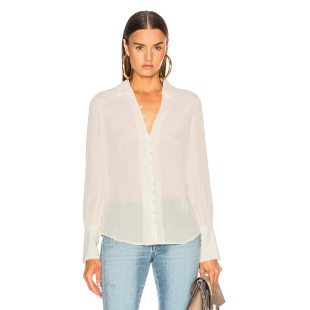 L'agence Naomi Button Loop Blouse - image 1